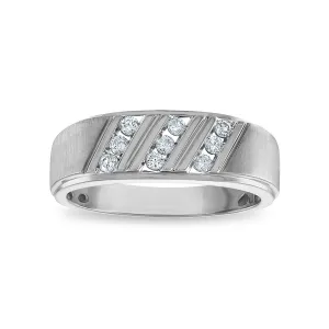 1/2 CTW Diamond Wedding Ring in 10KT White Gold