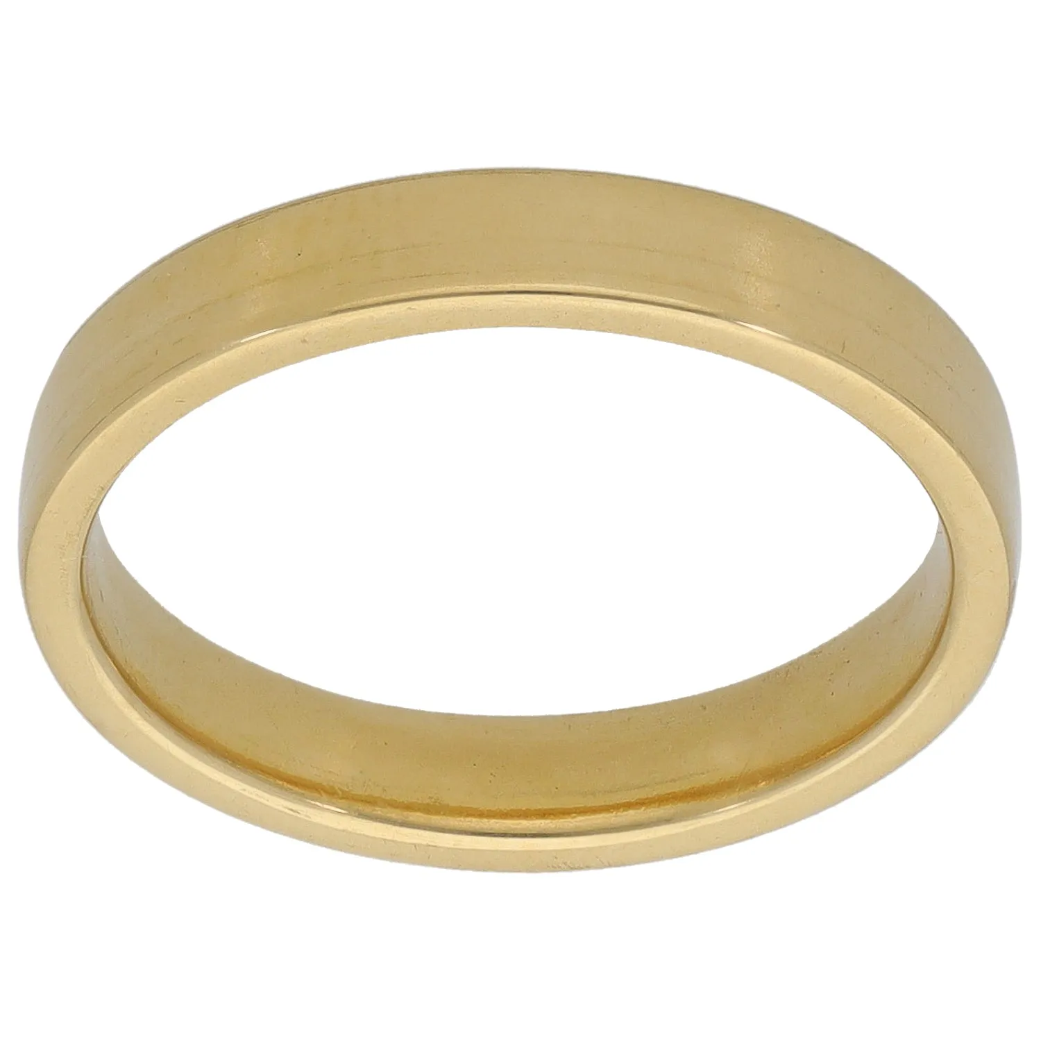 18ct Gold Plain Wedding Ring Size K