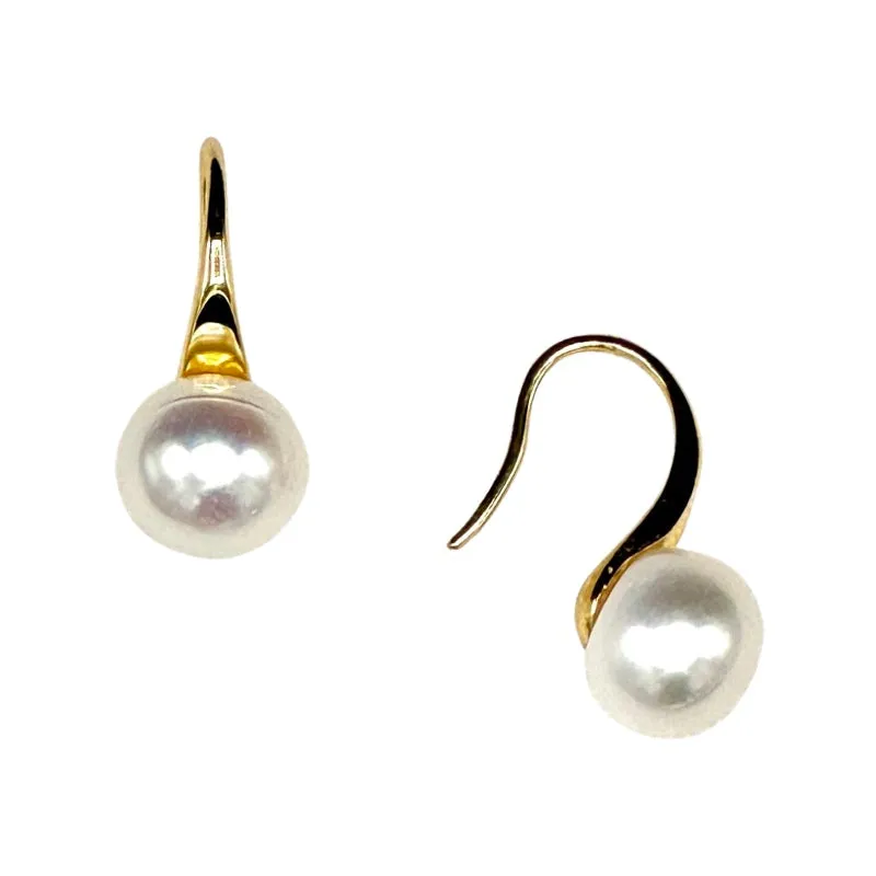 322-01-G | THE CHARLOTTE EARRINGS (WHITE ON GOLD)