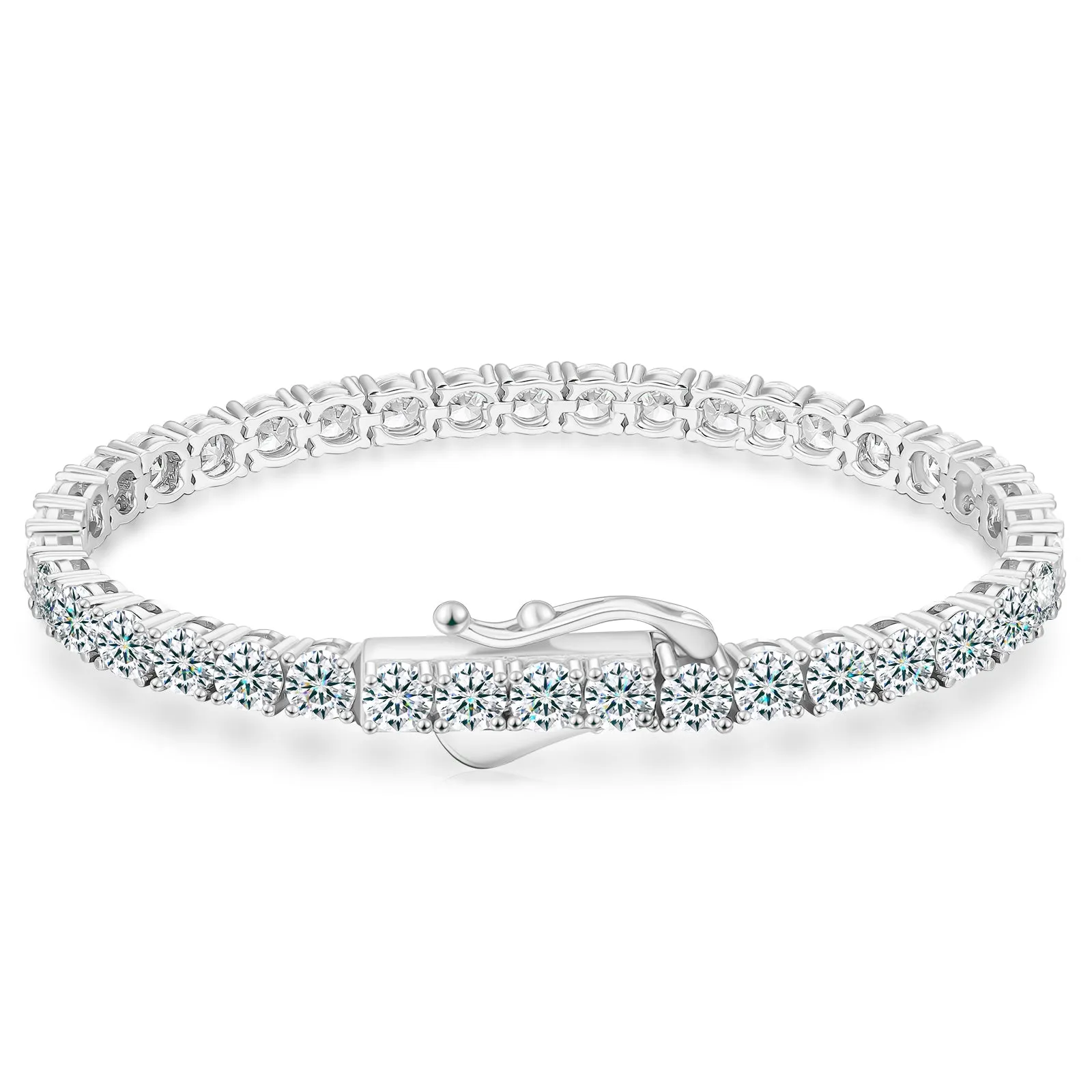 5mm Moissanite Tennis Bracelet S925 KRKC