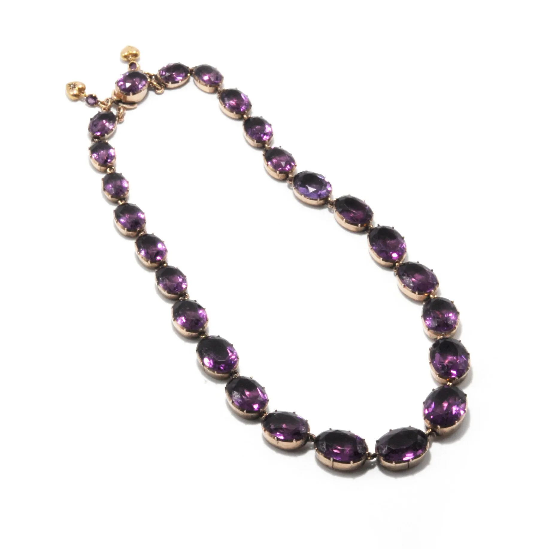 Amethyst Collet Necklace