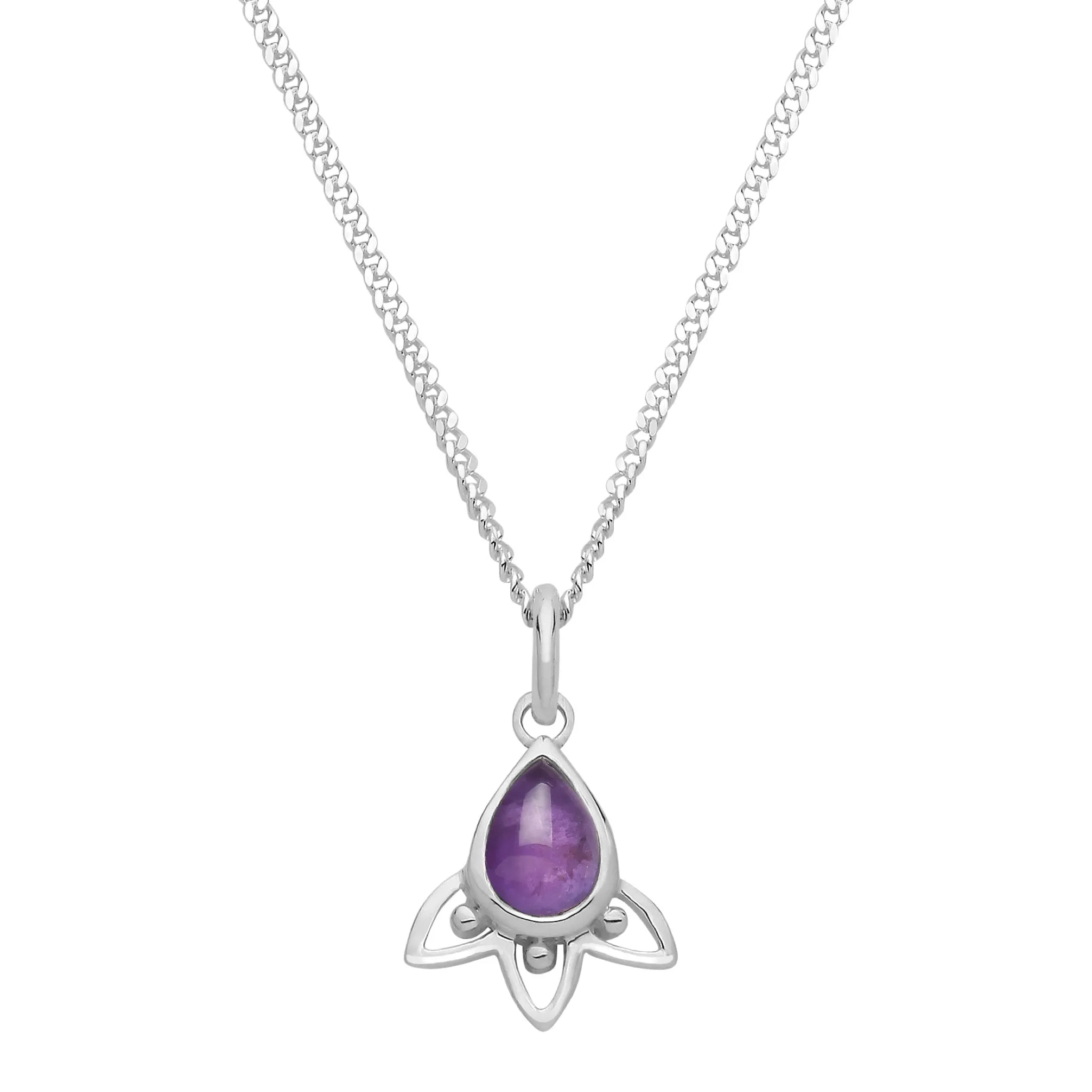 ARIA - Sterling Silver & Amethyst Necklace