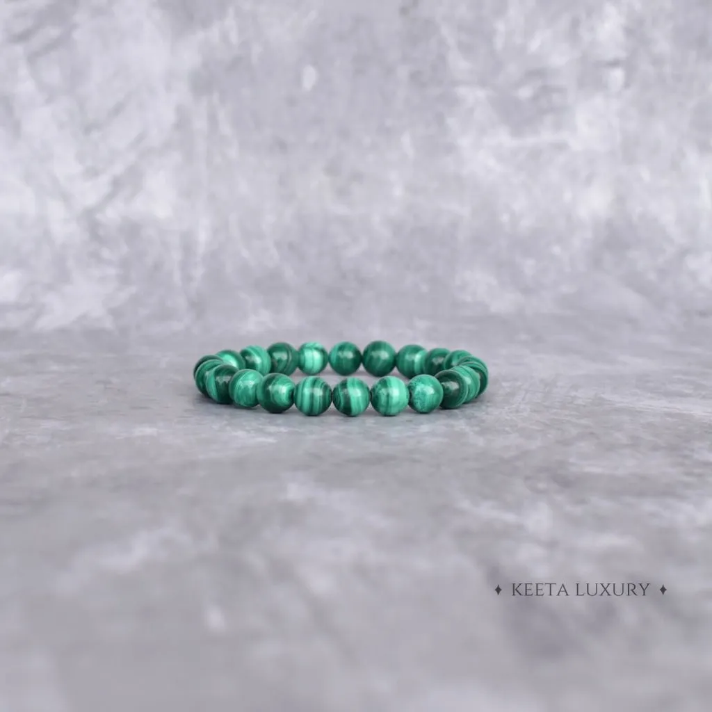 Basic - Malachite Bead Bracelet