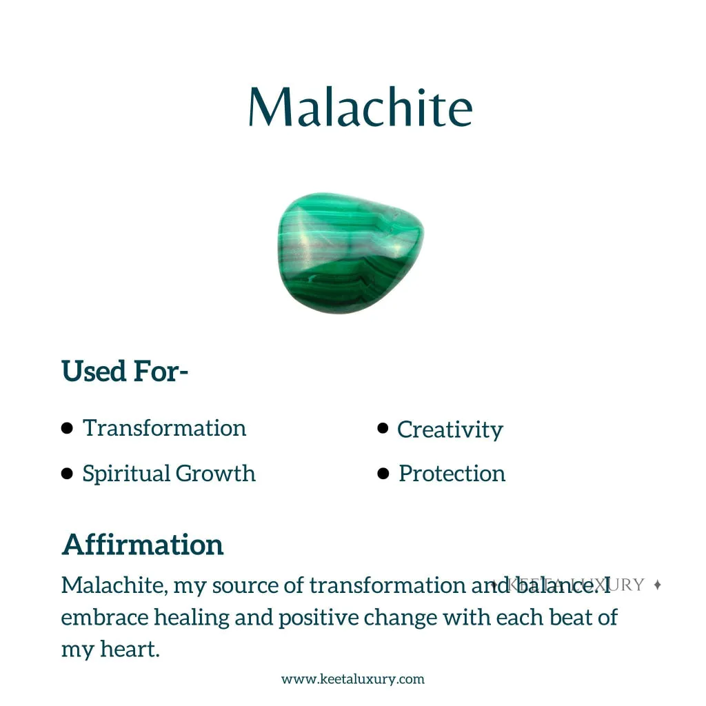 Basic - Malachite Bead Bracelet