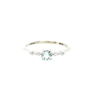 Birthstone Ring - Round Center