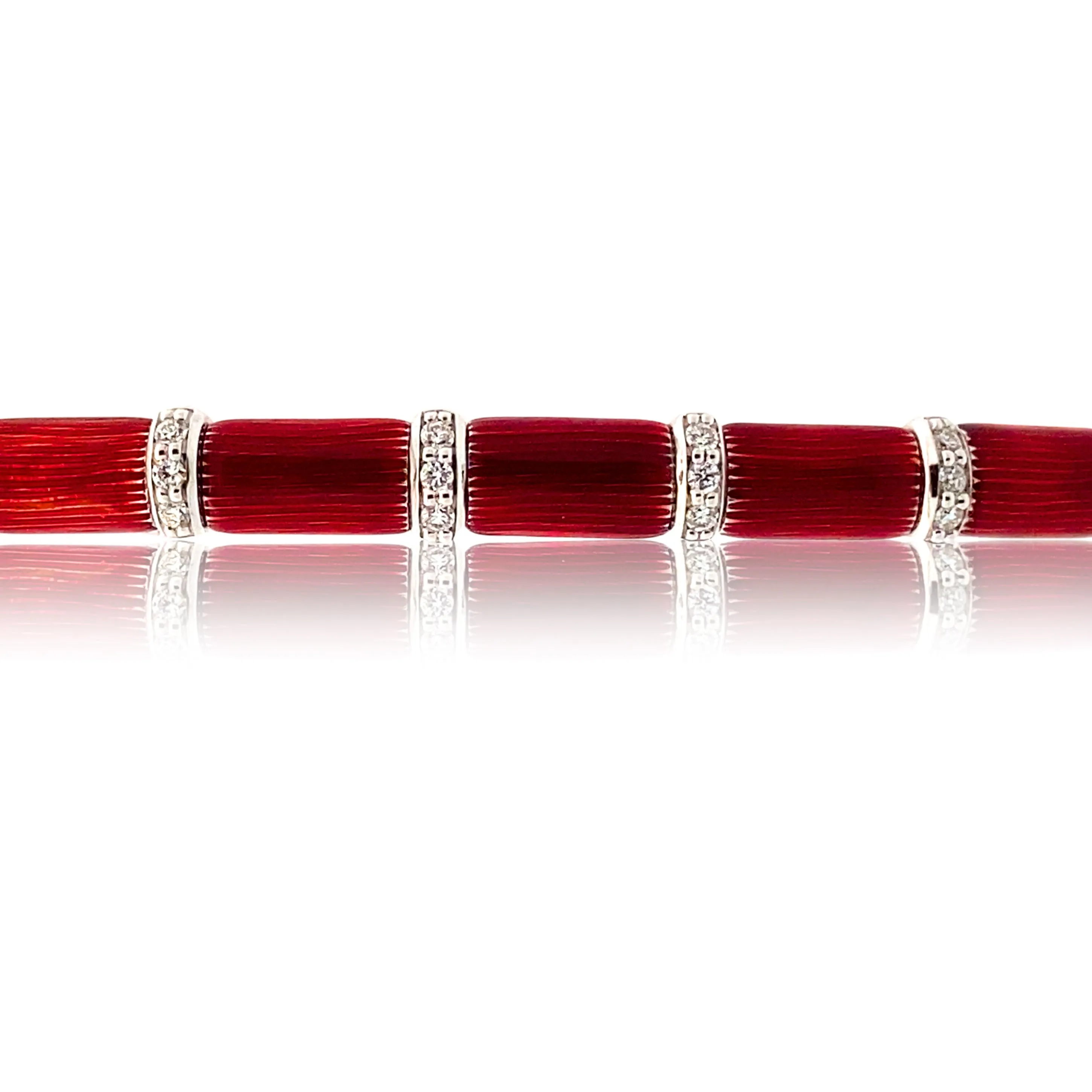 Candy Apple Red Bangle Bracelet