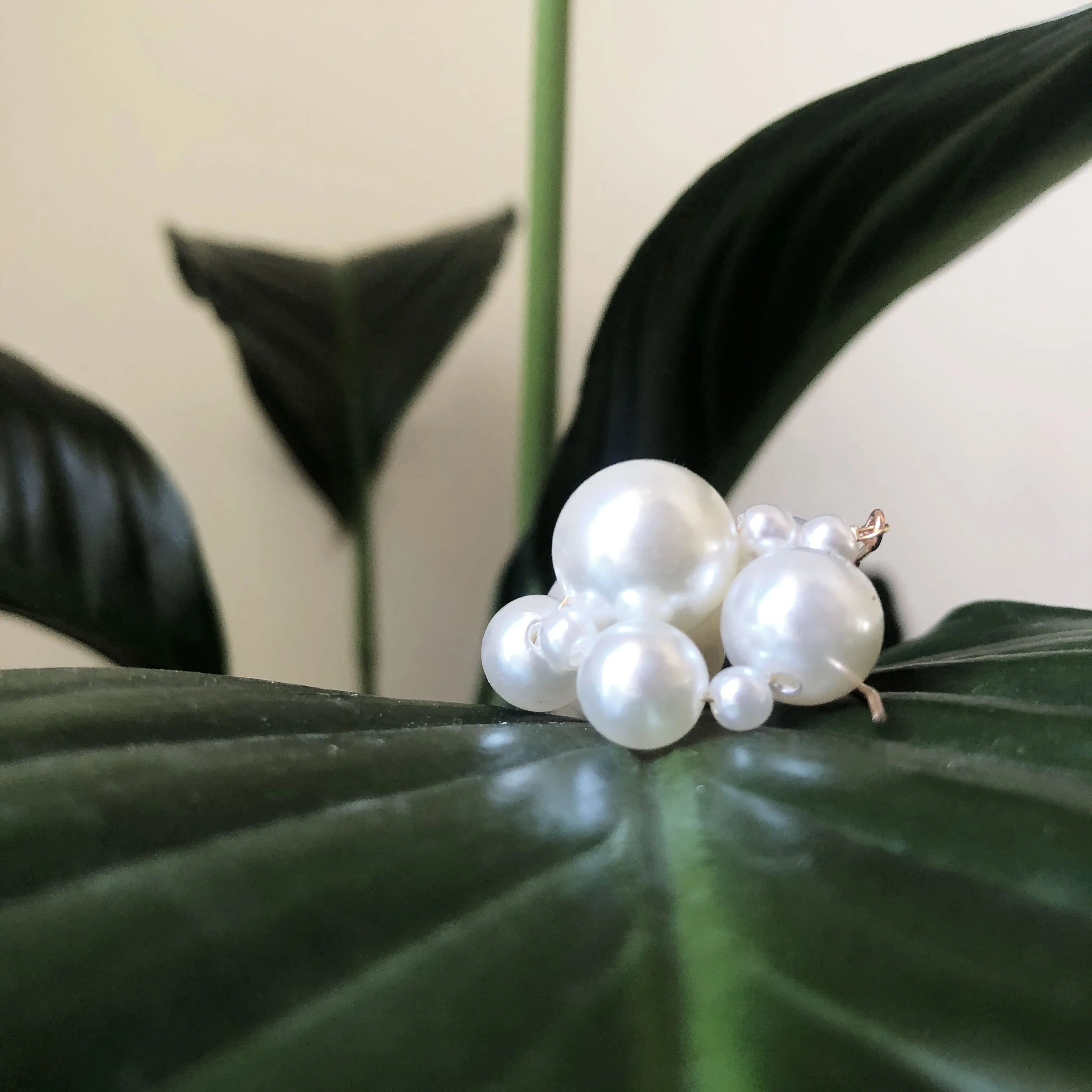 Celestial Cloud Pearl Earrings