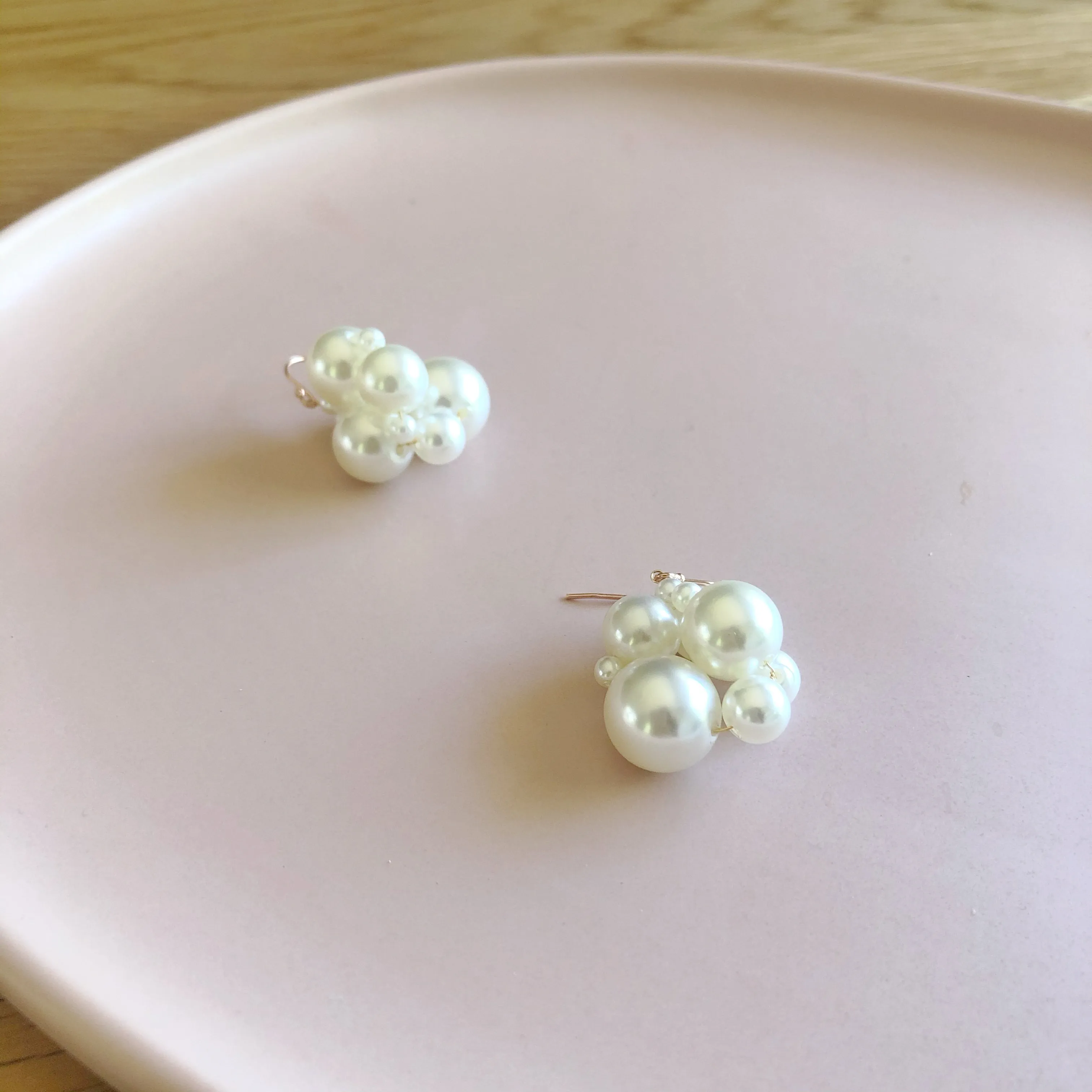 Celestial Cloud Pearl Earrings