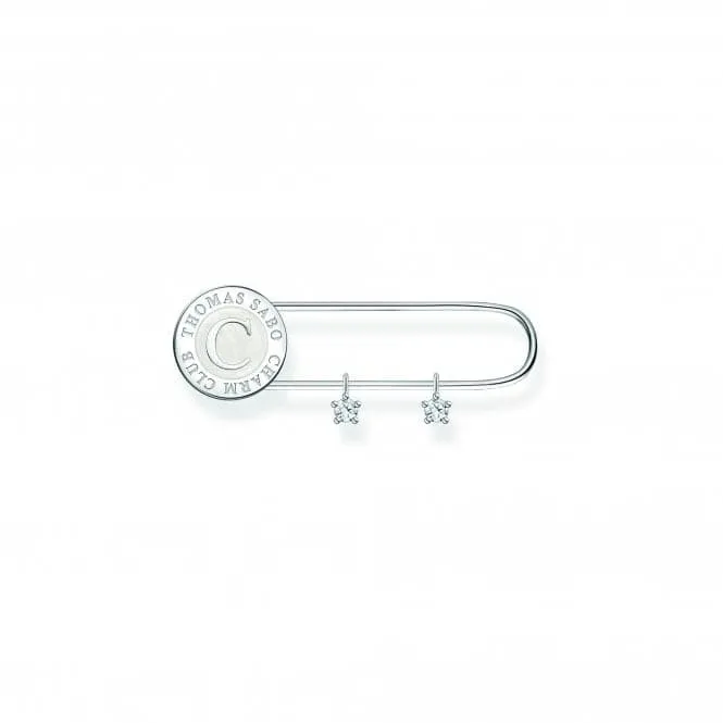 Charmista White Stainless Steel Brooch X0290-225-14