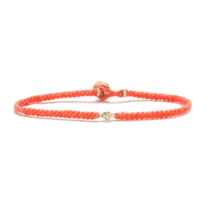 Classic Diamond Bracelet in Salmon