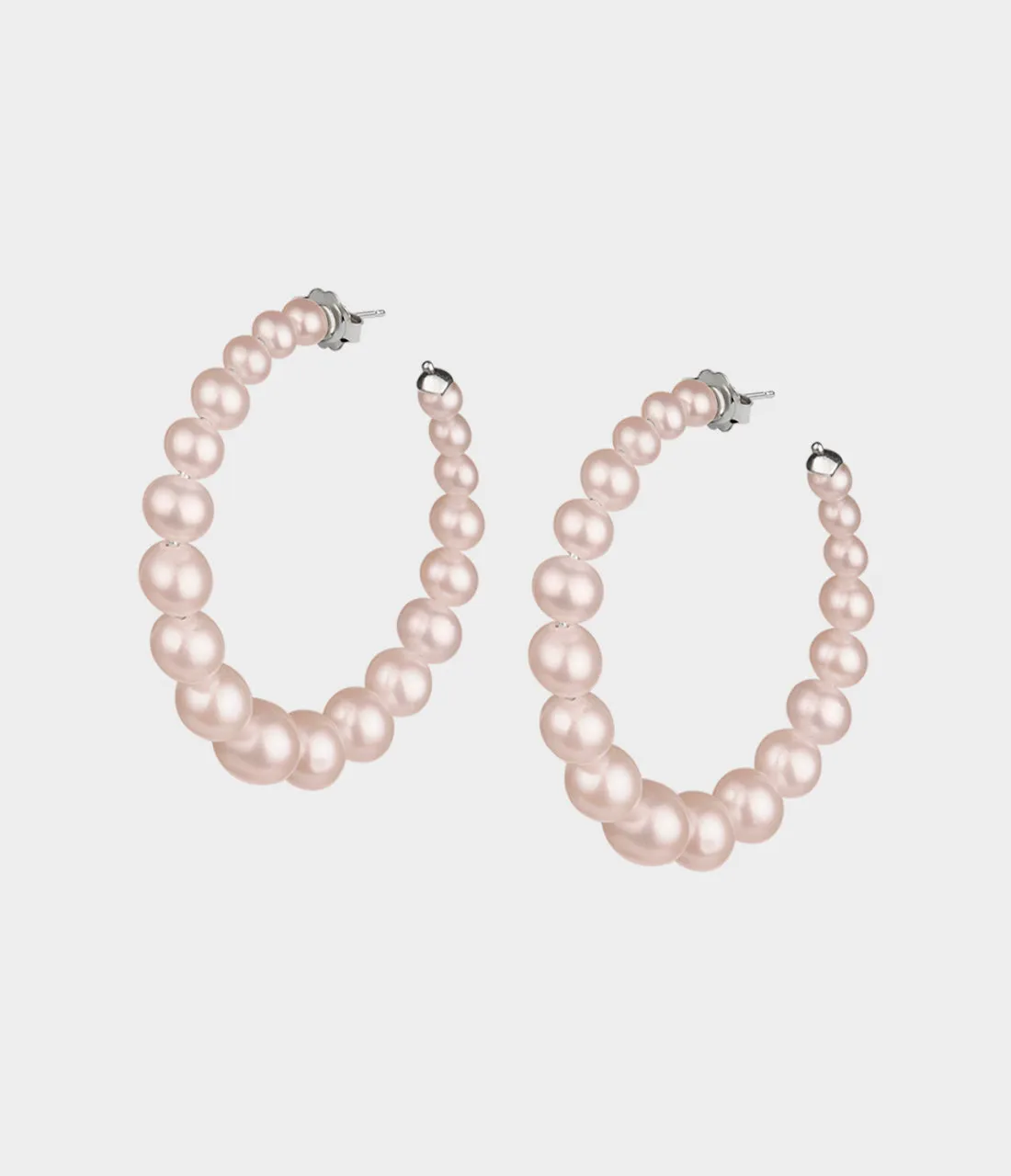 Colette Pearl Hoop Earrings