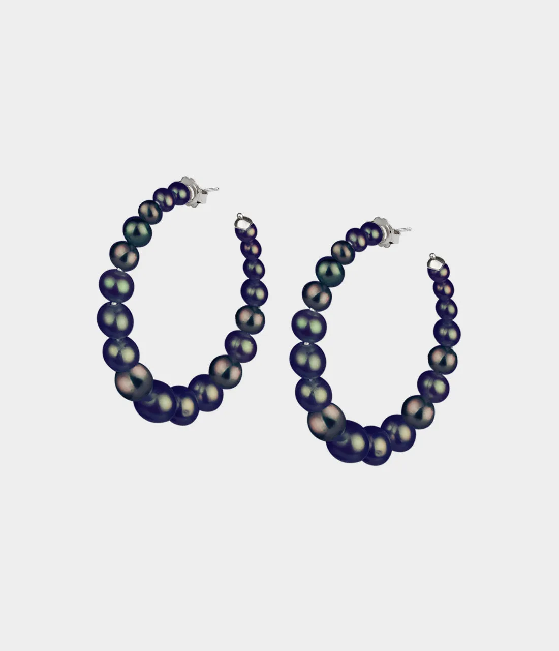 Colette Pearl Hoop Earrings