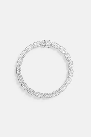 Dainty Pavé Silver Bracelet