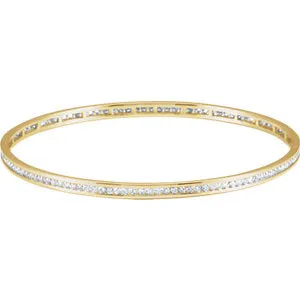 Diamond Stackable Bangle Bracelet