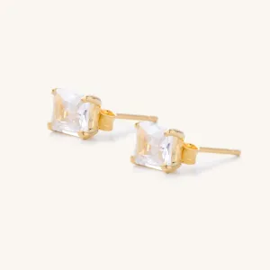 Emily Studs- Emerald Cut