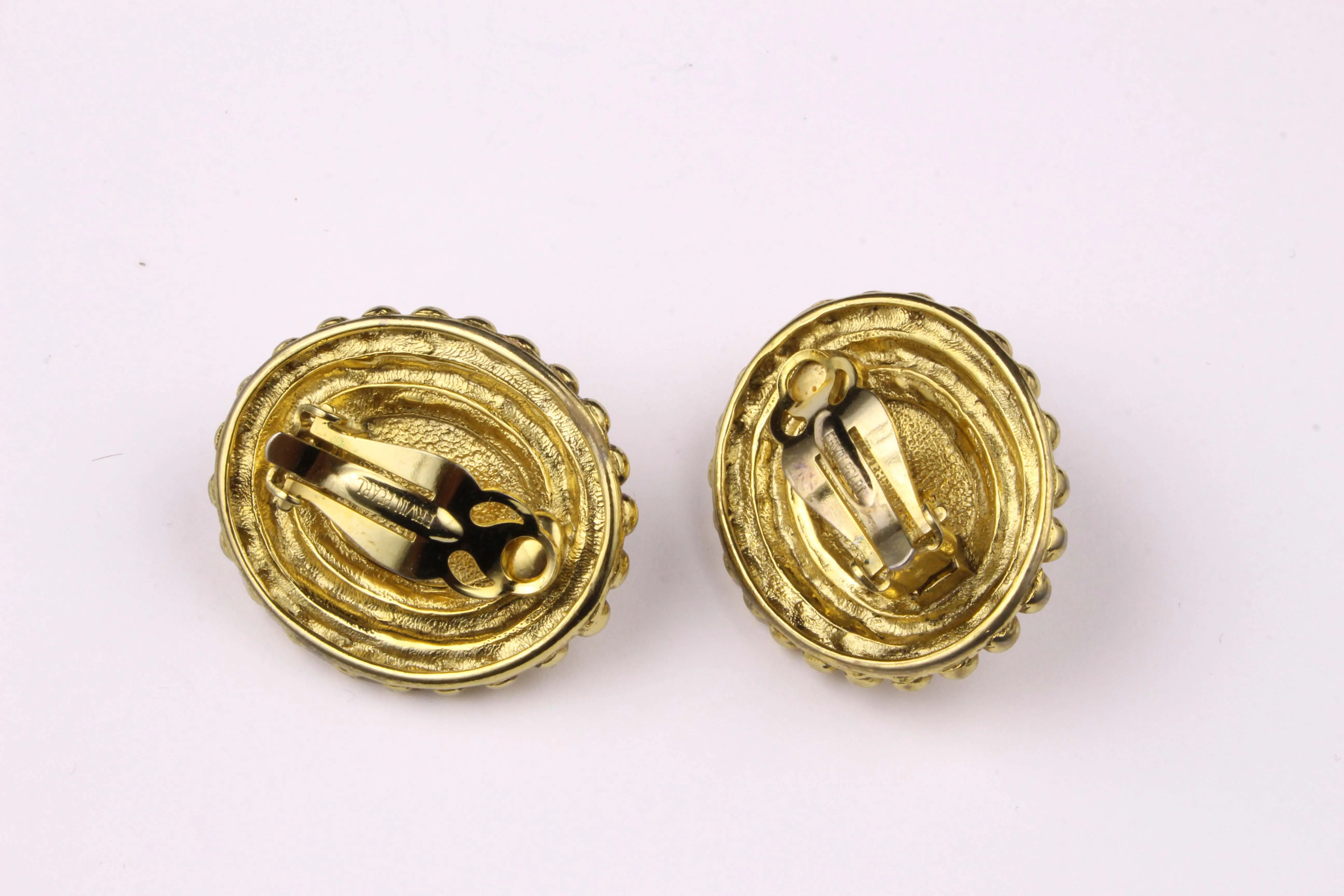 ERWIN PEARL oval earrings