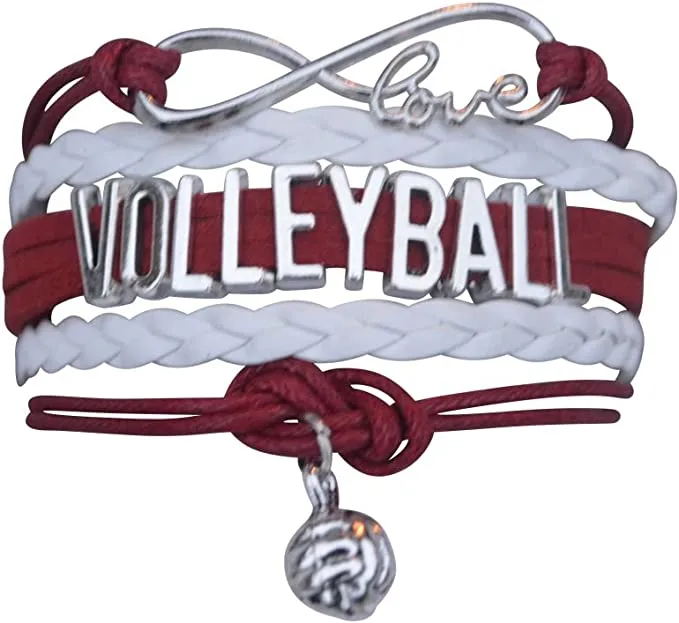 Girls Volleyball Bracelet-15 Team Colors