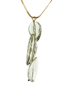 Green Amethyst Necklace