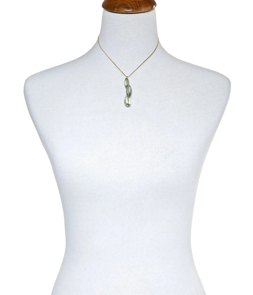 Green Amethyst Necklace