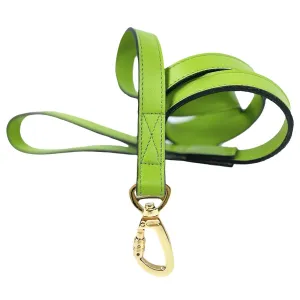 Imperial Collection Dog Leash Lime Green/Peridot/Gold