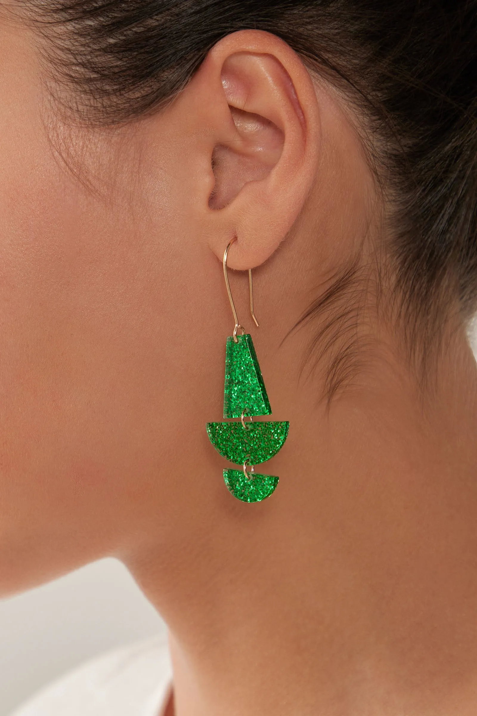 Jovial Drop Earring - Emerald