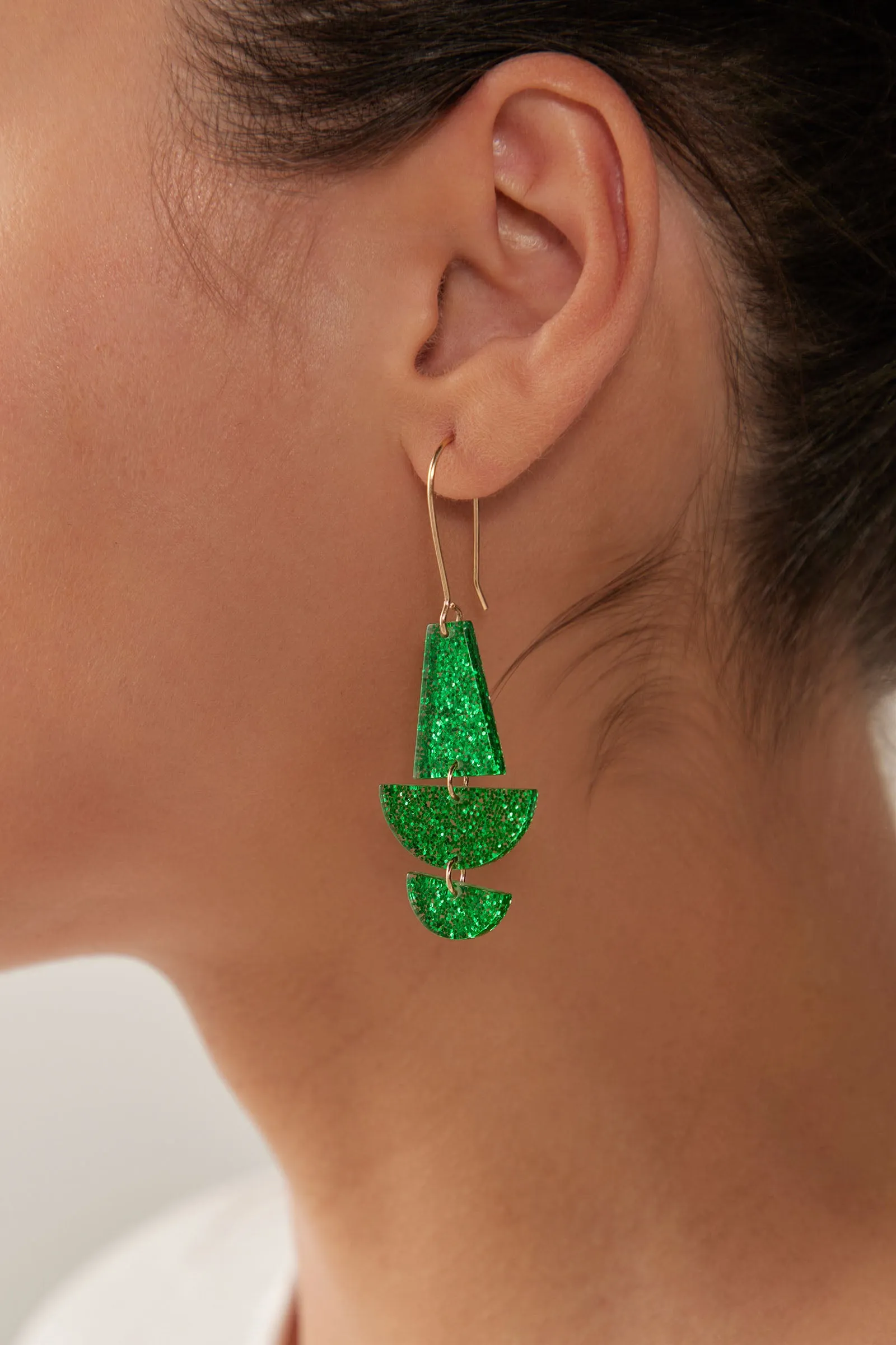 Jovial Drop Earring - Emerald