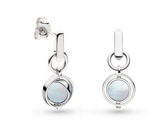 Kit Heath Mother of Pearl Spinner Drop Earrings (SI2764)