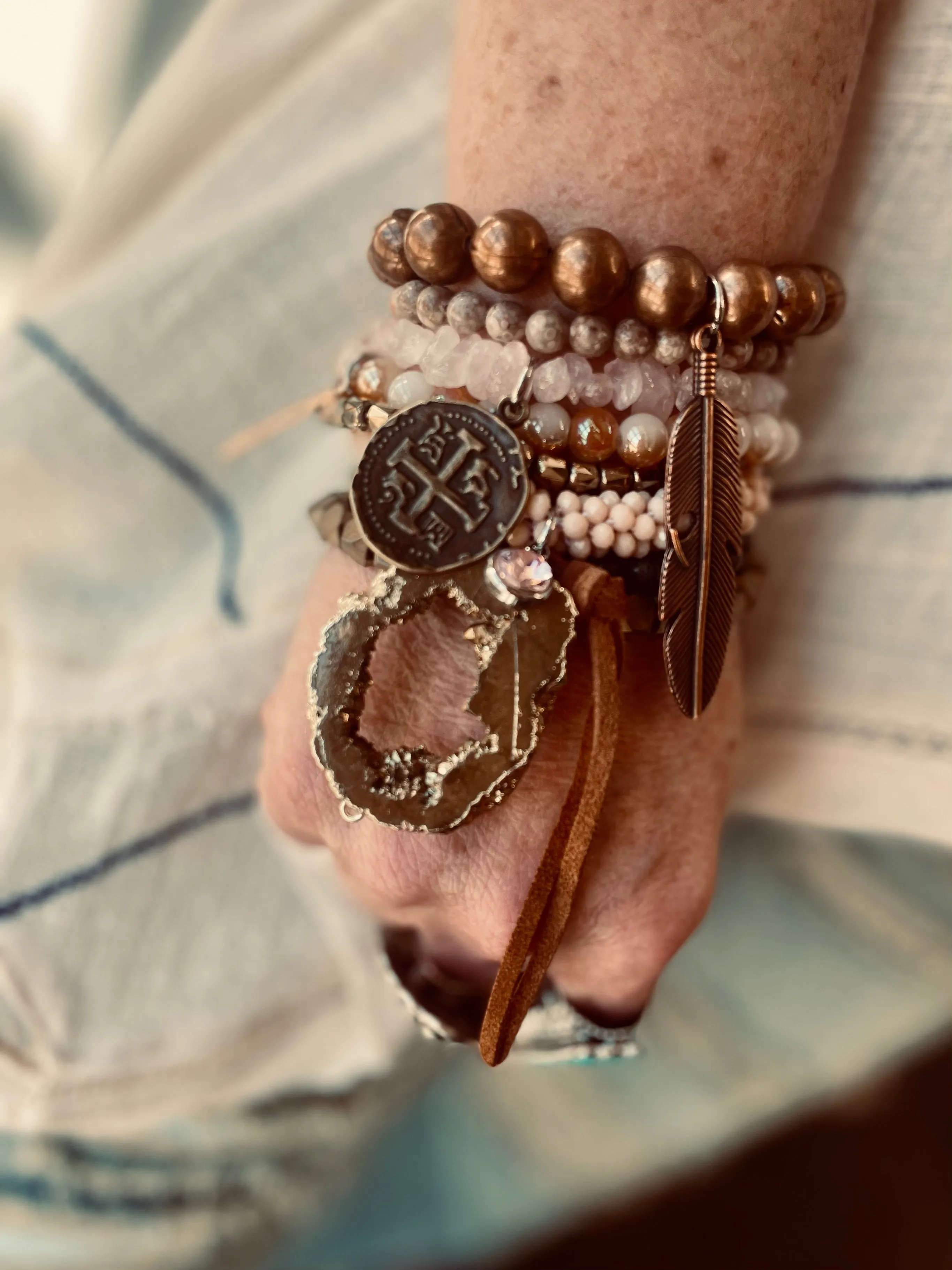 Large Arm Candy Stack- Vintage Treasures