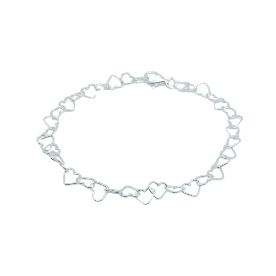 Little Heart Bracelet Silver 7”