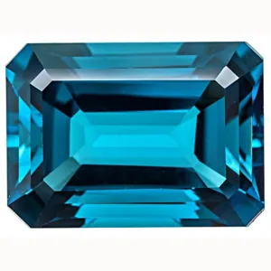 Loose 2.00ct Emerald Cut Blue Topaz