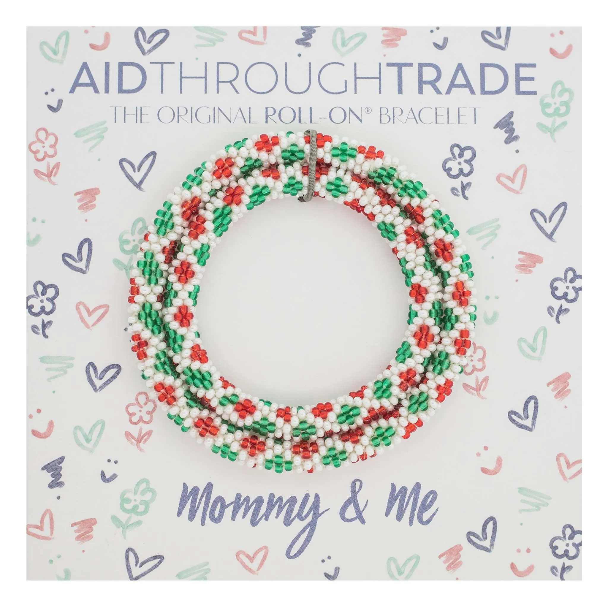 Mommy & Me Roll-On® Bracelets <br> Mistletoe