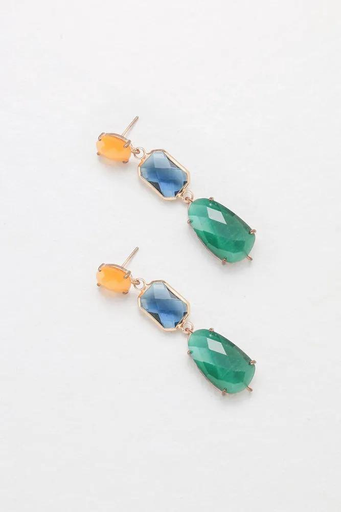 Nakamol Multi-Stone Drop Earrings