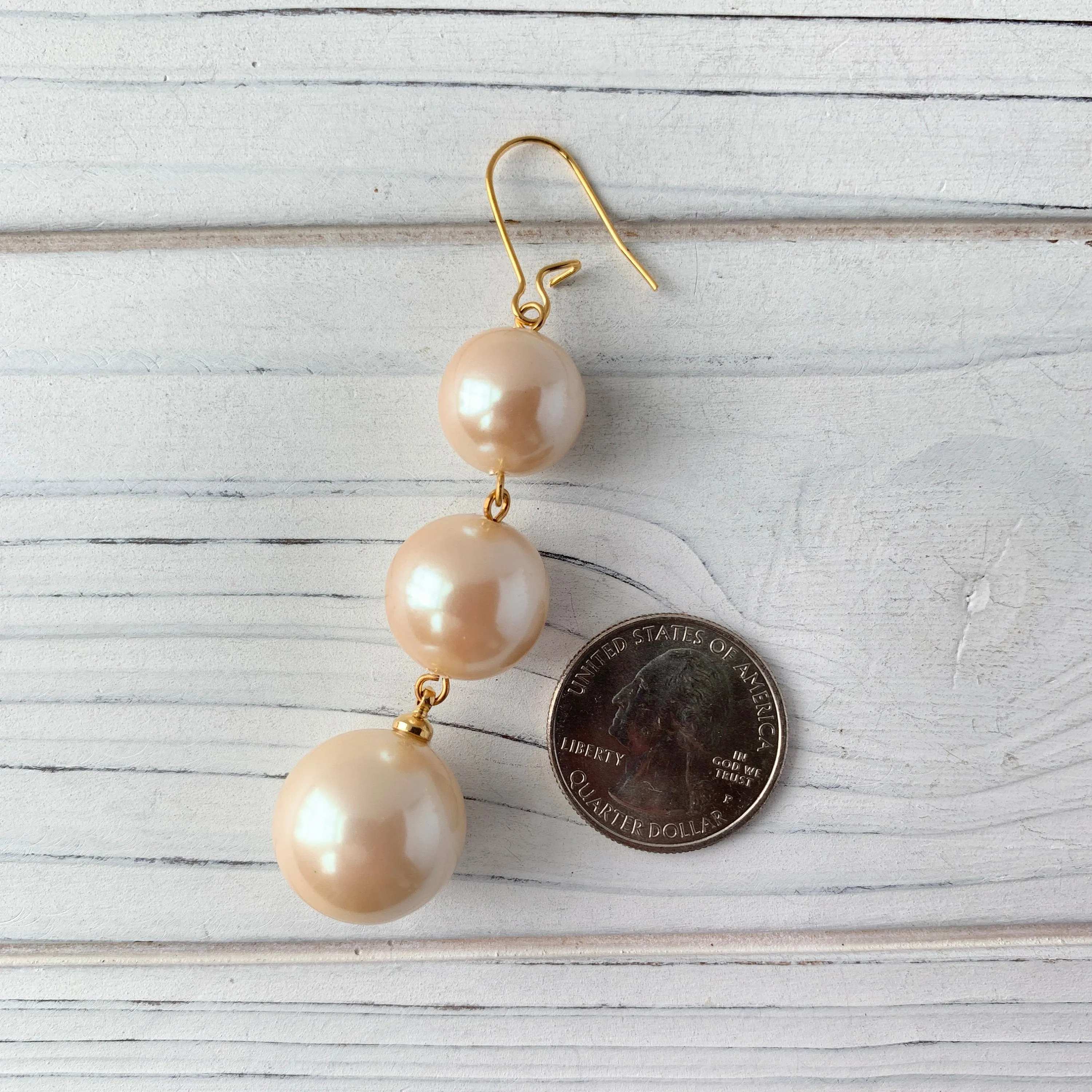 Pearl Bauble Earring #1