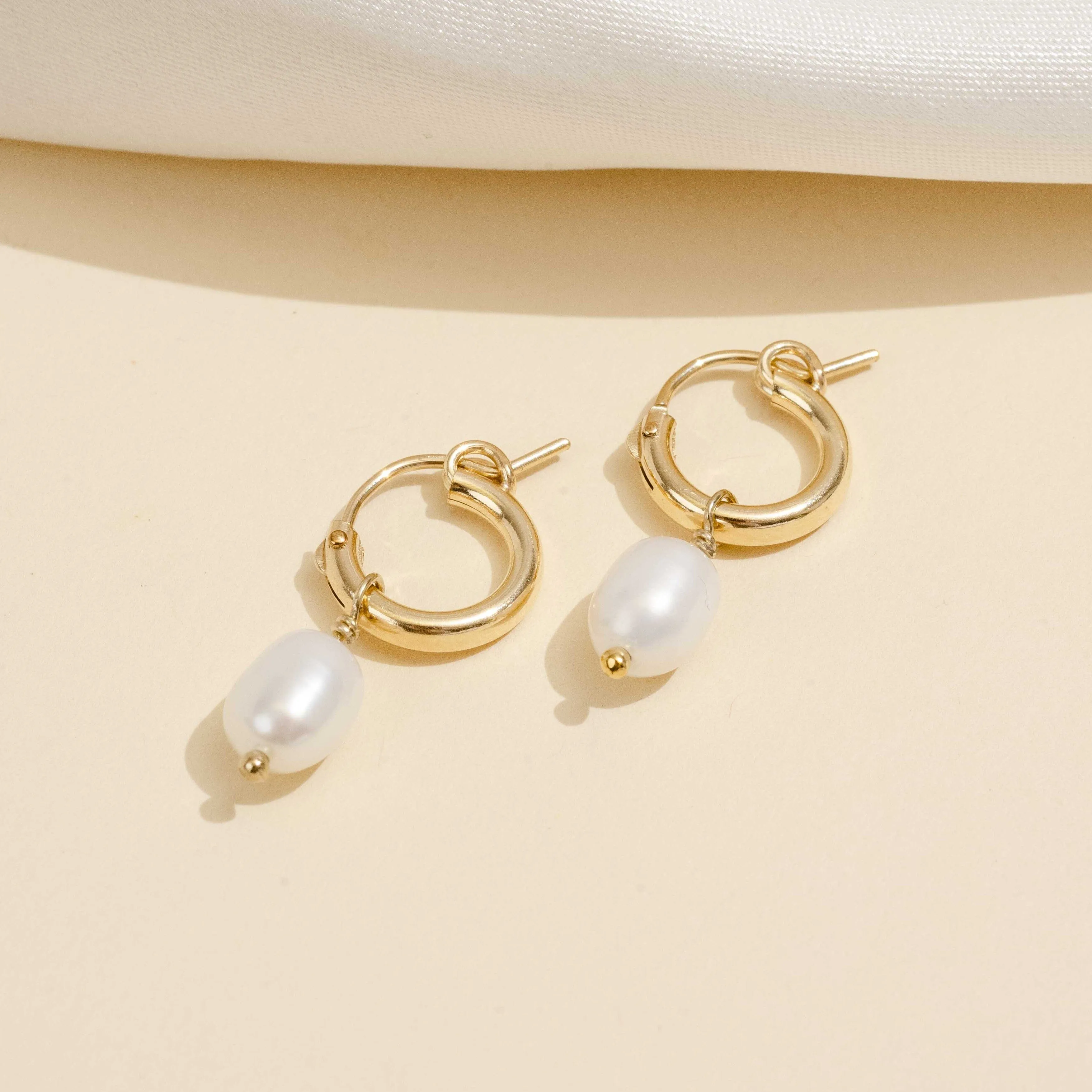 Pearl Hoops