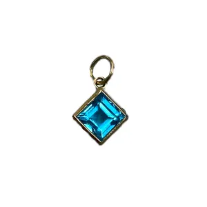 Petite Blue Topaz Pendant