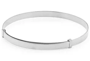 Piccolo Expandable Silver Bangle