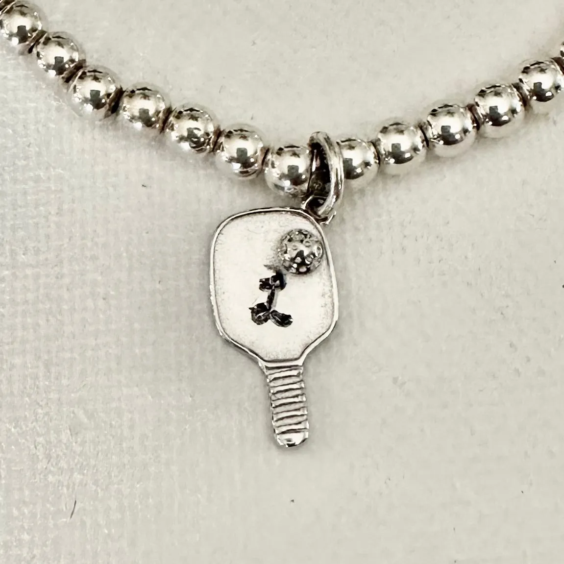 PICKLEBALL FOR ALL Sterling Silver Bracelet