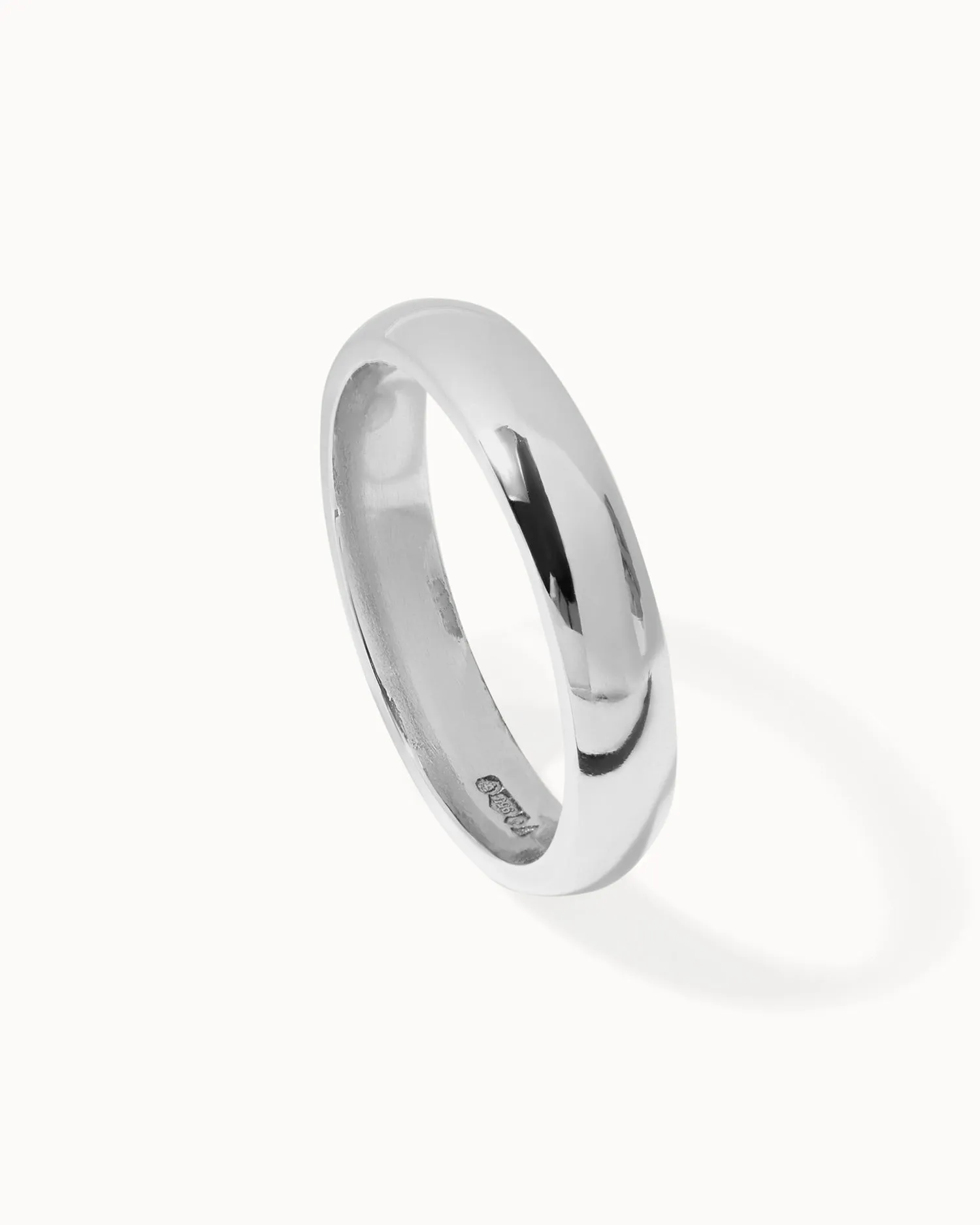 Platinum Classic Ring -  4mm Band