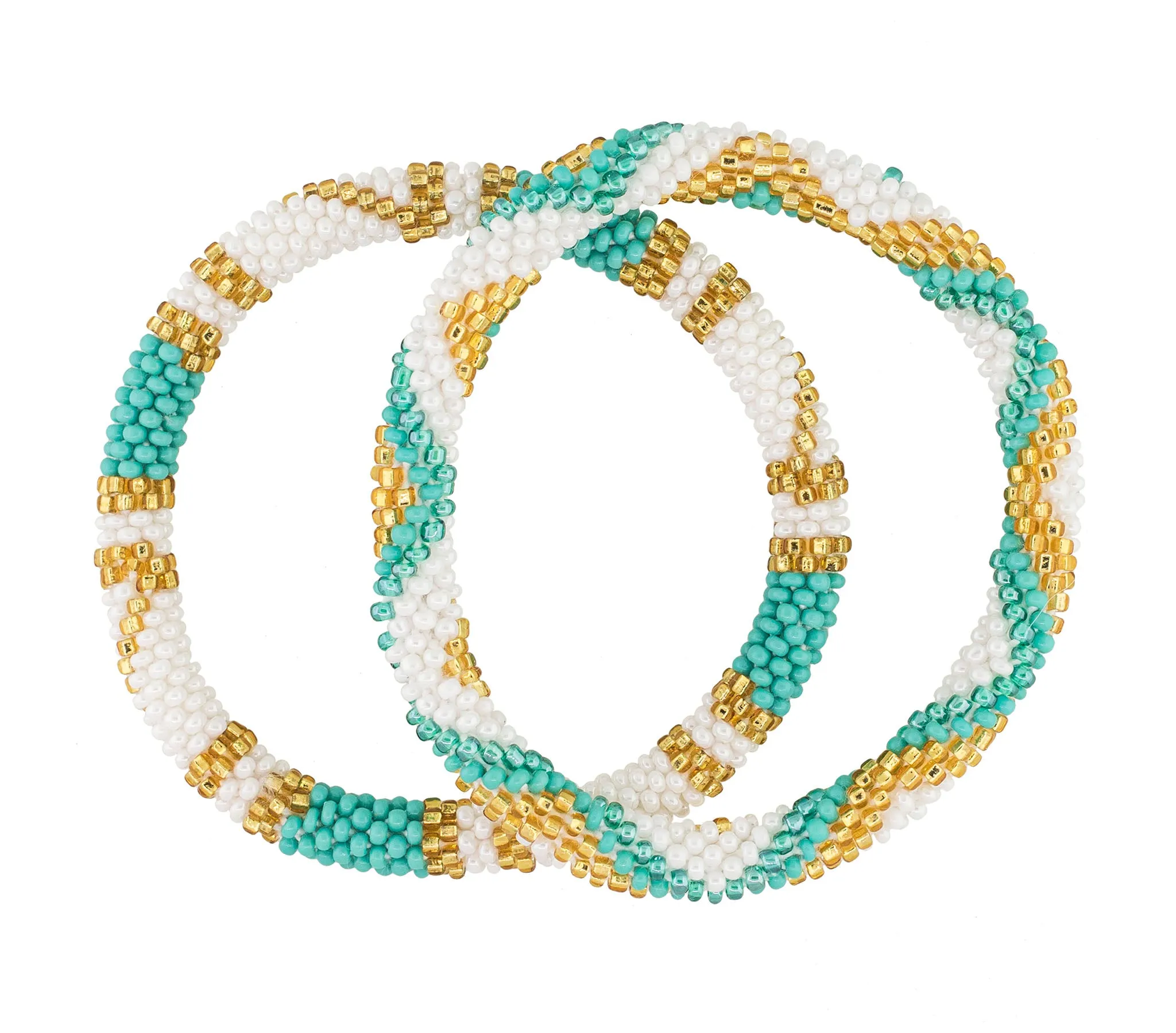 Roll-On® Friendship Bracelets <br> Aquamarine