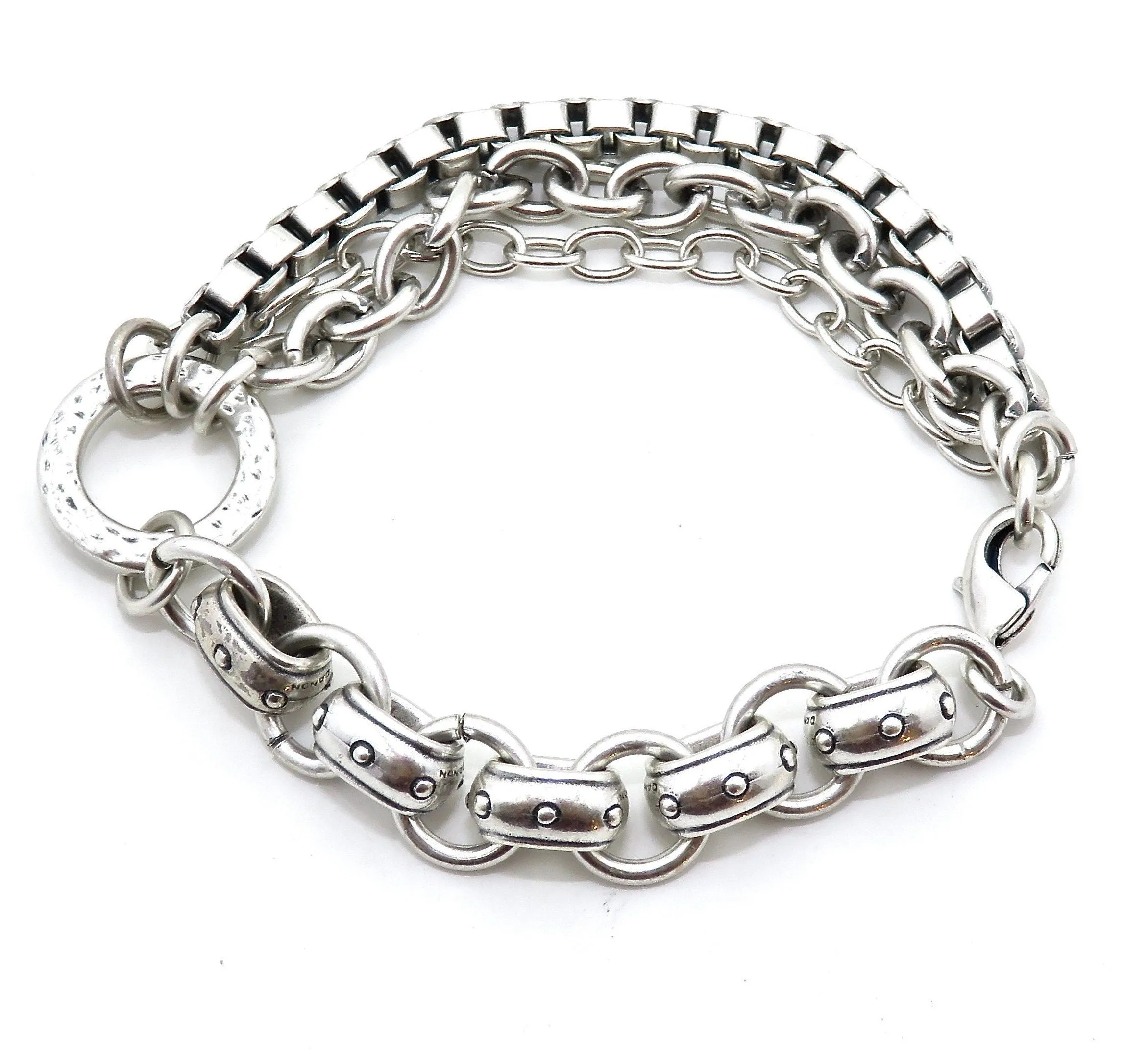 Rugged Mixed Elements Bracelet