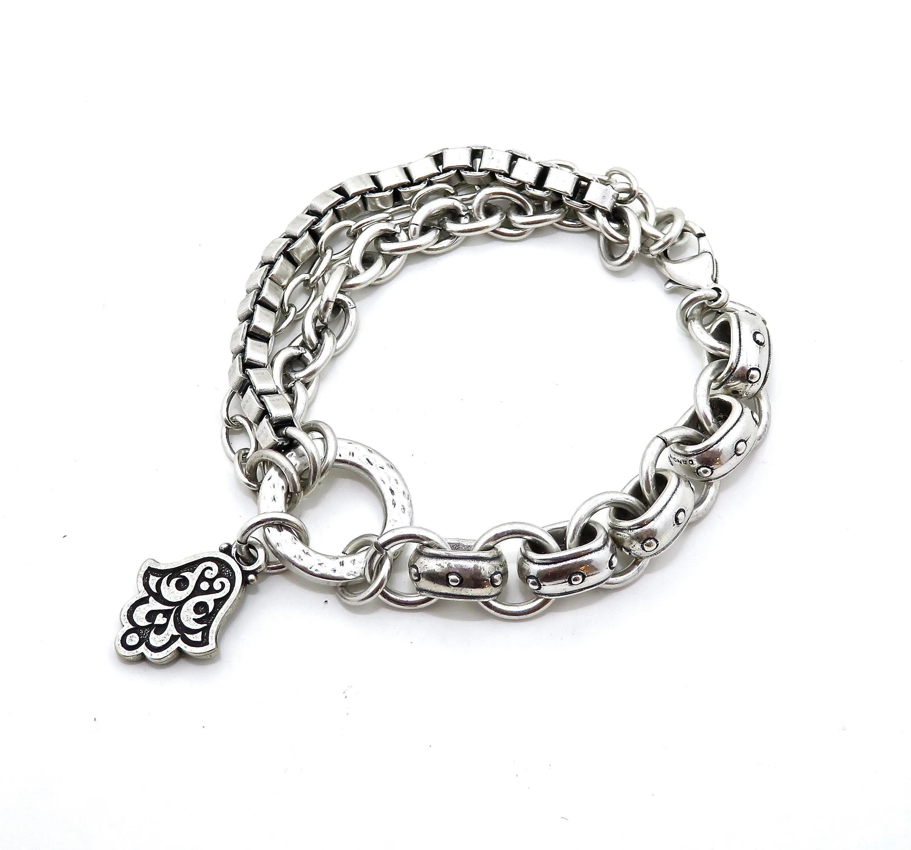 Rugged Mixed Elements Bracelet