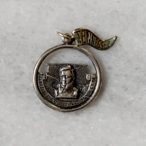 Stering Silver Hermitage Andrew Jackson Reversible Charm