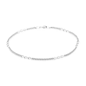 Sterling Silver 21cm Fancy Bracelet