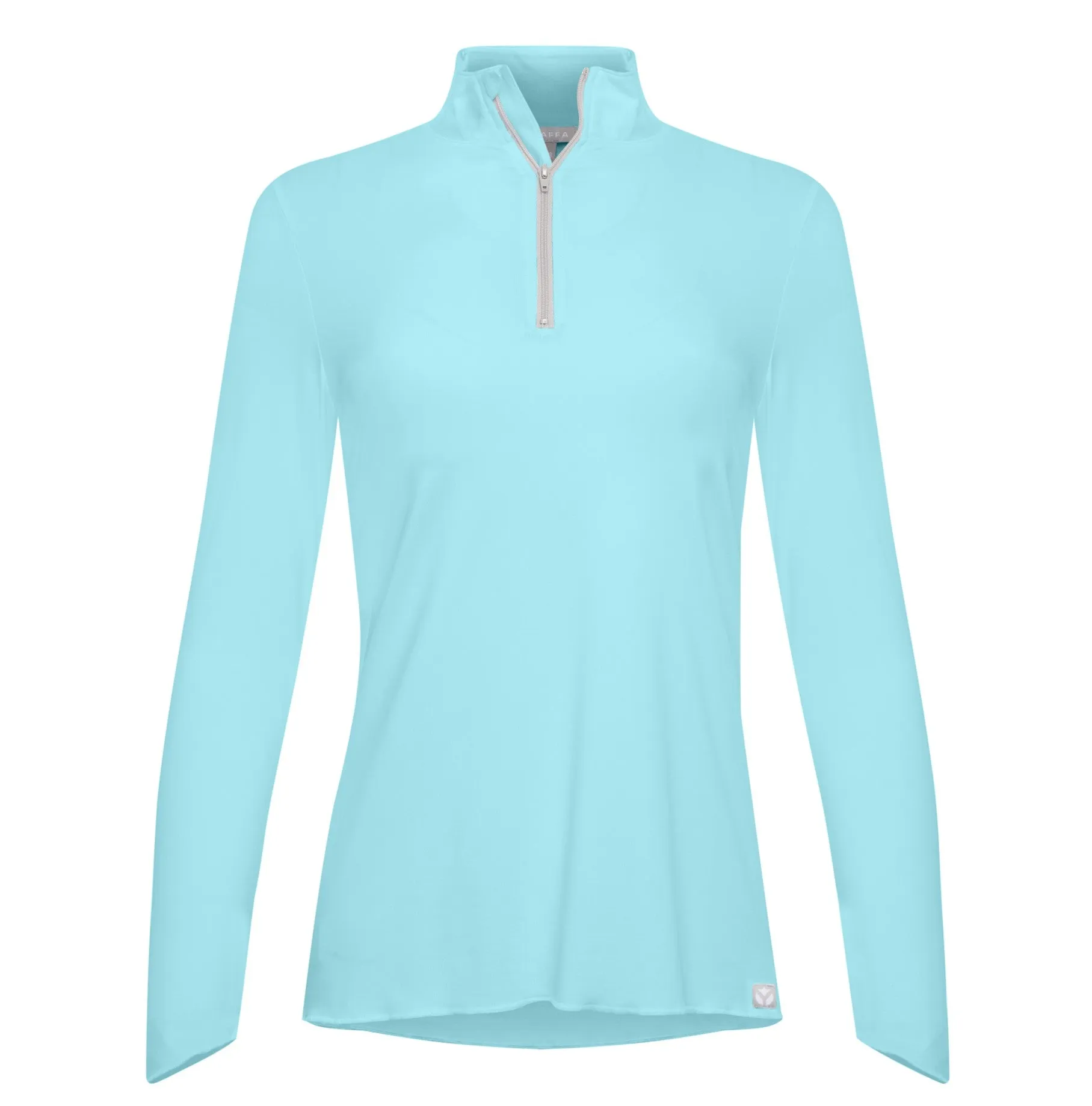 Sun Protector Half Zip Tunic - Aquamarine