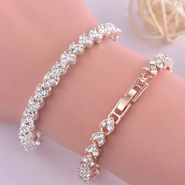 Women's Tennis Crystal Bracelet