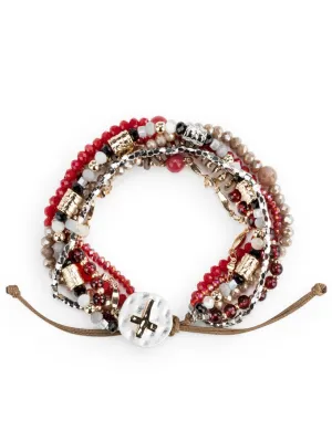 Your Journey Prayer Bracelet - Garnet