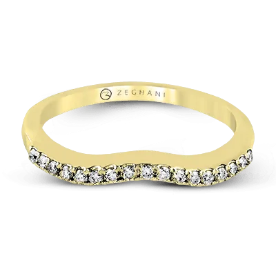 ZR436 Anniversary Ring in 14k Gold with Diamonds